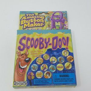 The Amazing Button Maker Scooby-Doo Refill Kit HTF Cartoon Network